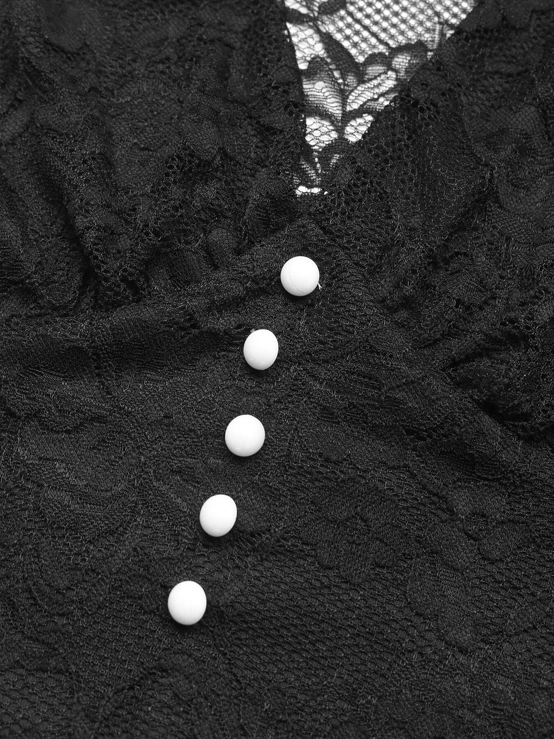 Self Design V-Neck Bodysuit