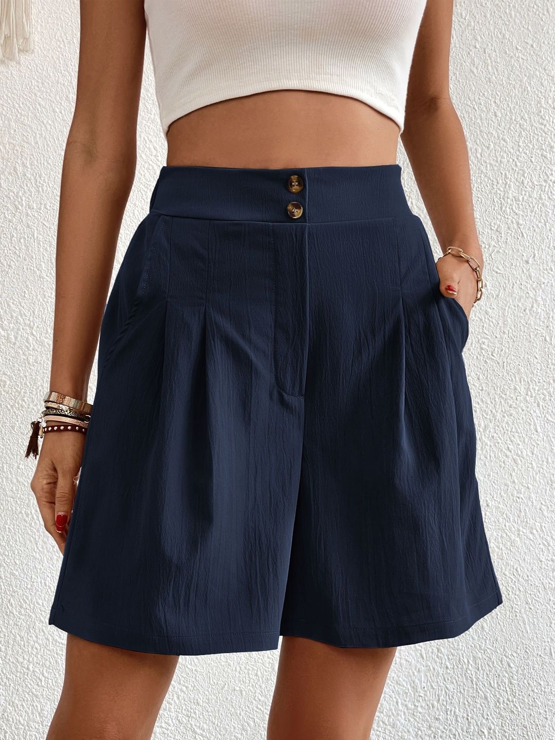 Women High-Rise Fashion Shorts