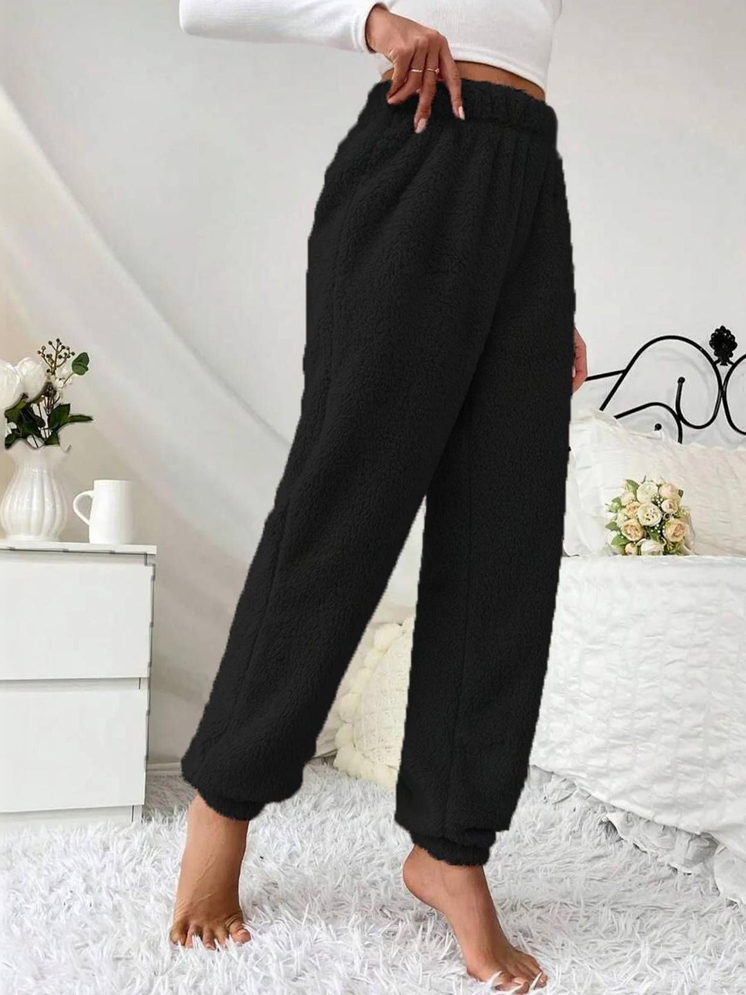 NOWI Women High-Rise Easy Wash Trousers