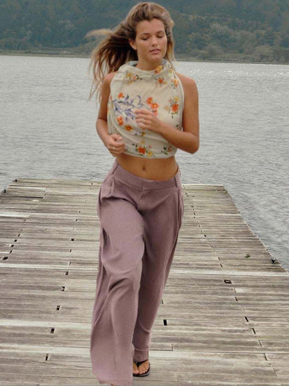 Women Pleated Trousers
