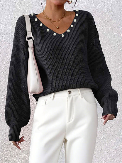 Women Ribbed Pullover