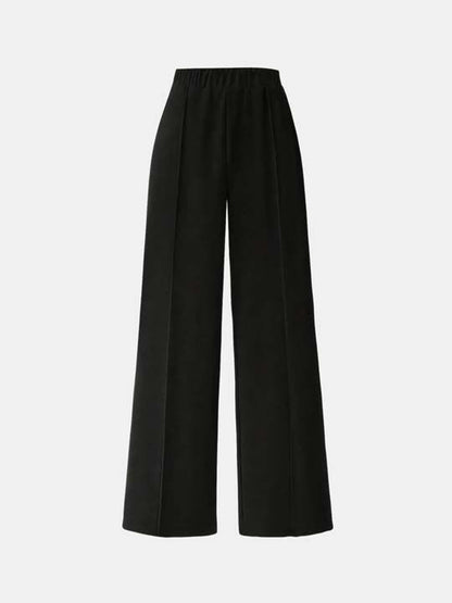 Striped Shirt with Solid Palazzos