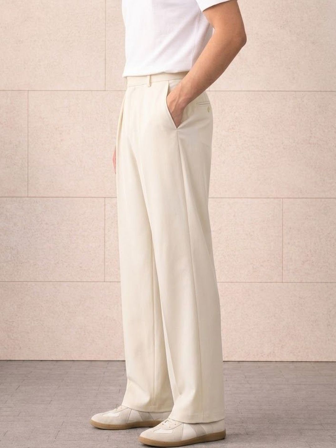 Men Pleated Trousers