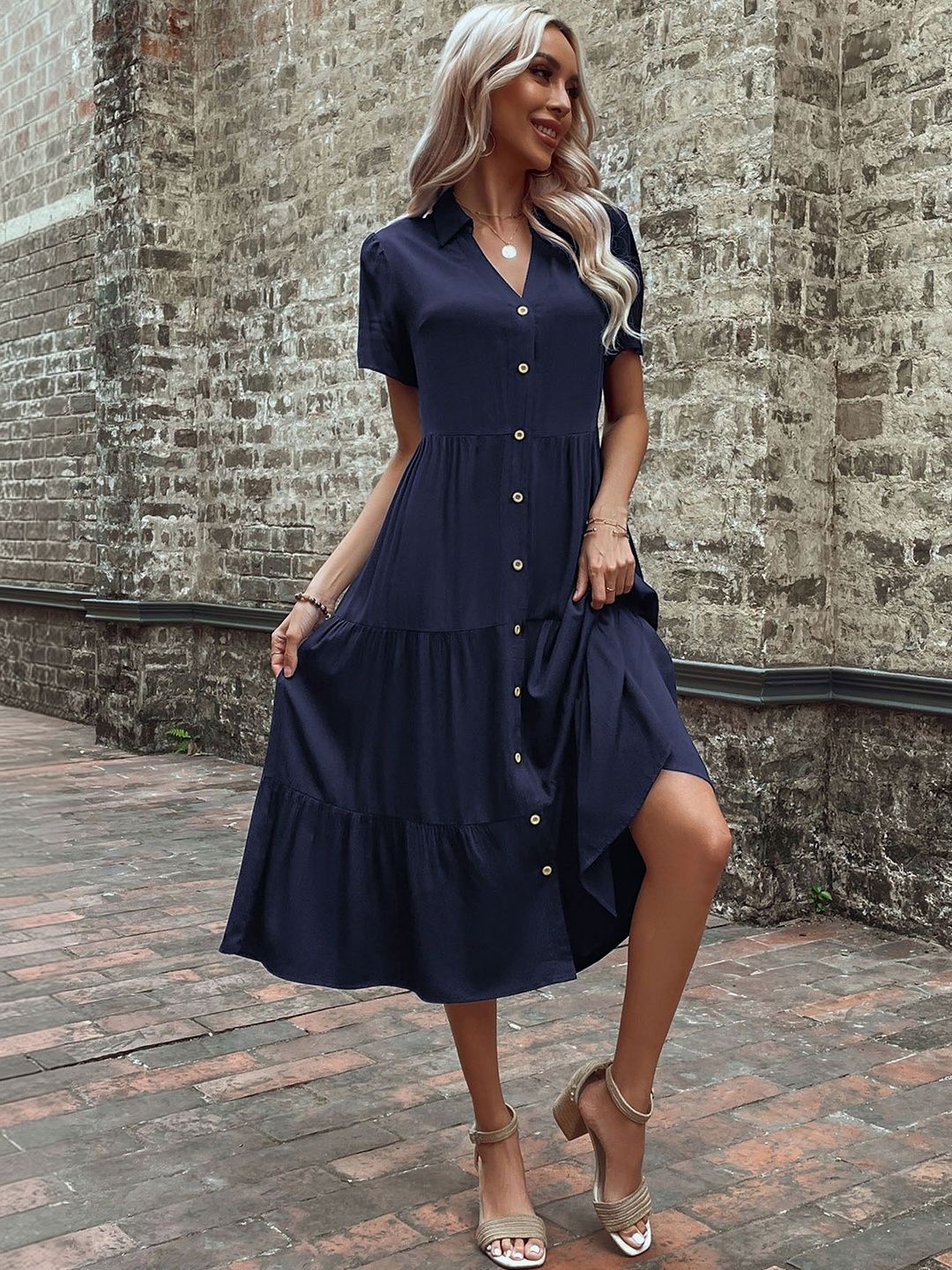 A-Line Midi Dress