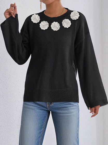 Women Pullover with Embellished Detail