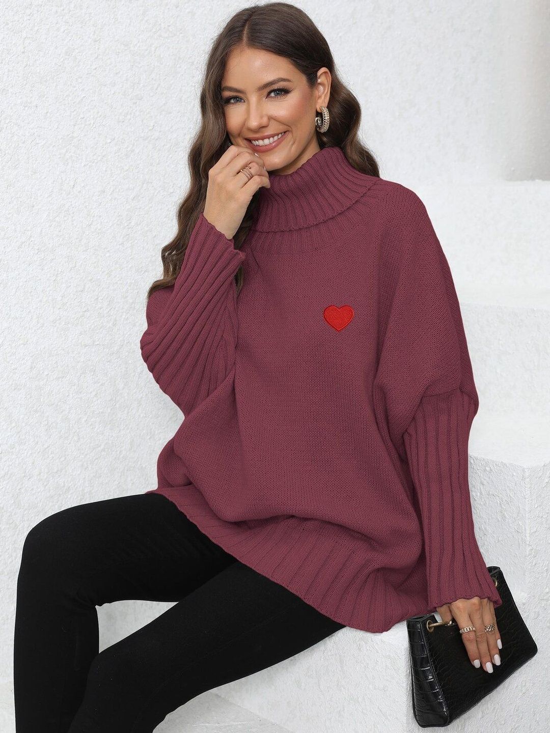 Women Pullover with Embroidered Detail