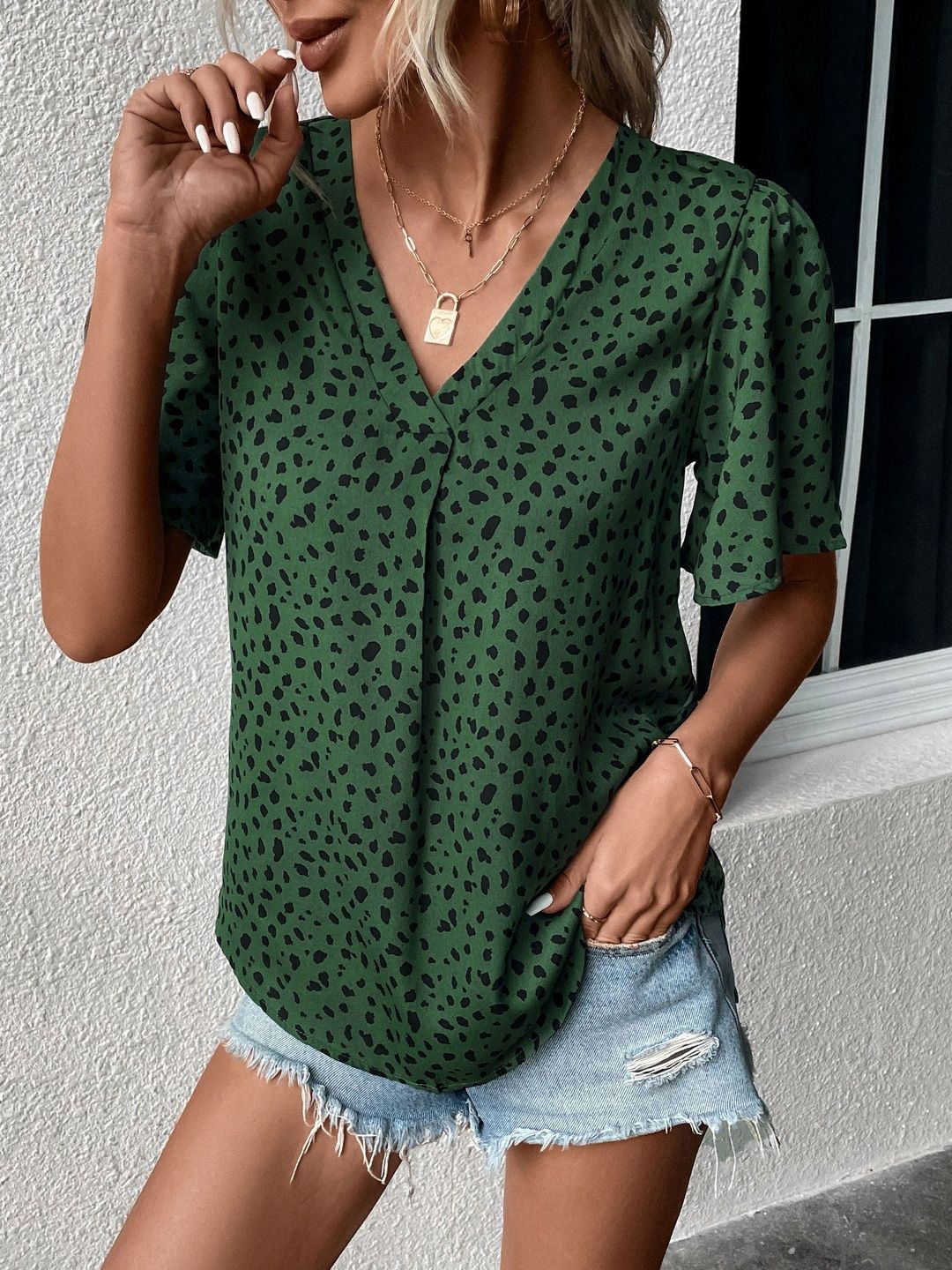 Animal Print Top
