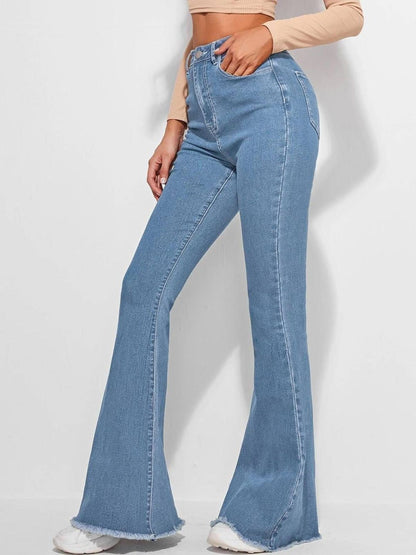 Women Bootcut High-Rise Stretchable Jeans