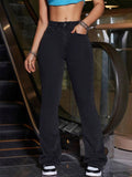 Women Bootcut High-Rise Stretchable Jeans