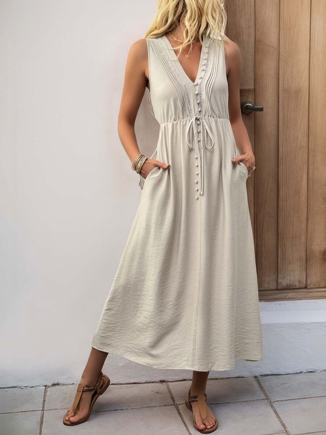 A-Line Midi Dress