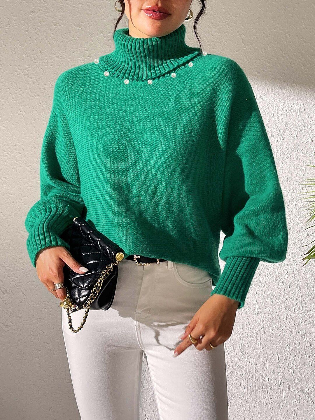 Women Pullover with Embellished Detail