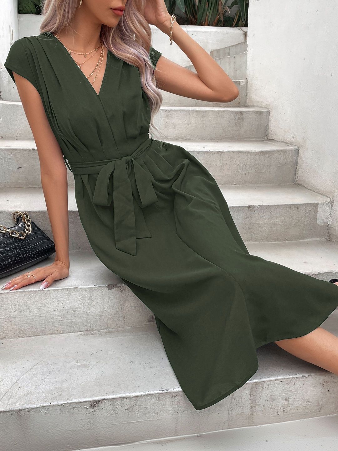 Fit & Flare Midi Dress