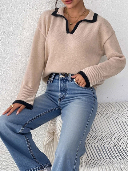 Women Colourblocked Pullover