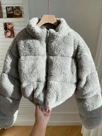 NOWI Women Crop Puffer Jacket