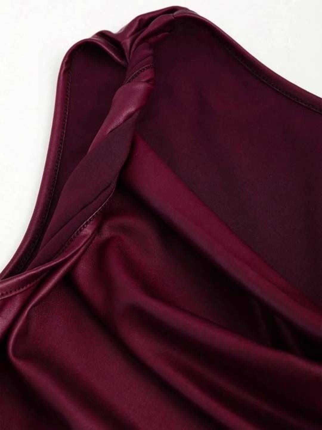 Cowl Neck Sleeveless Cotton Top