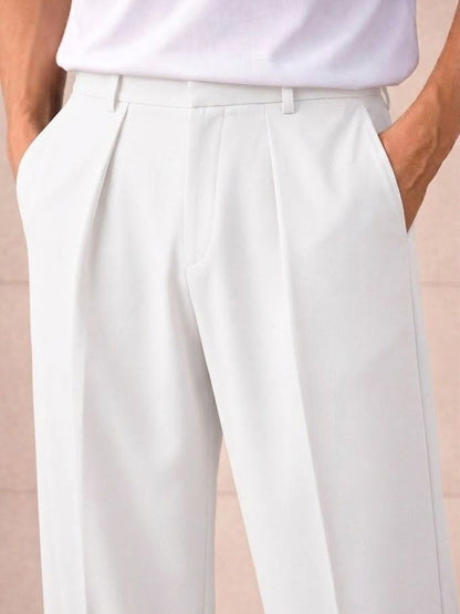 Men Pleated Trousers