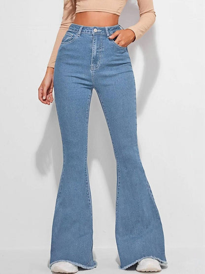 Women Bootcut High-Rise Stretchable Jeans
