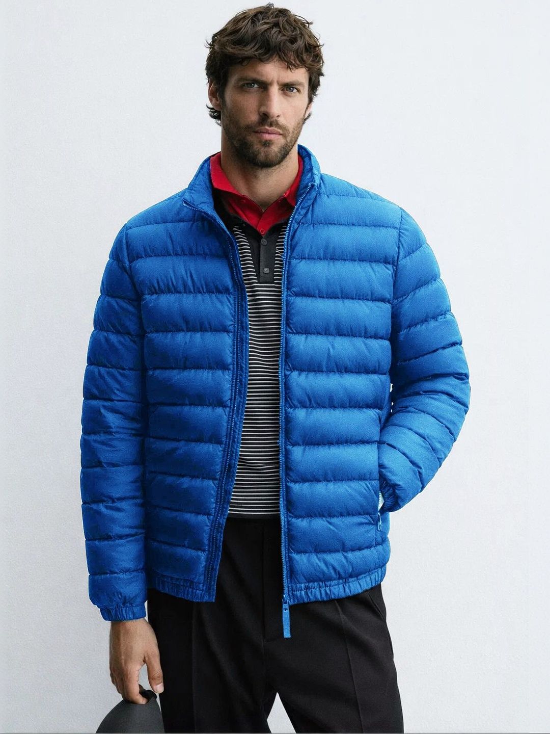 Lightweight Puffer Jacket Long Sleeve - Nowi Korean Fashion