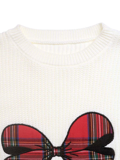 NOWI Women Embroidered Ribbed Pullover