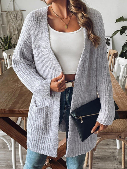 Women Ribbed Cardigan