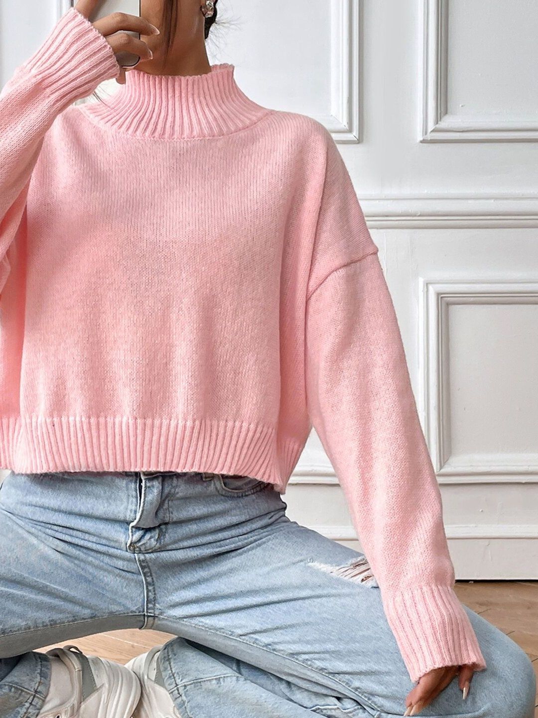 Women Crop Pullover