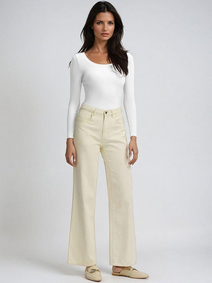 Scoop Neck Cotton Top