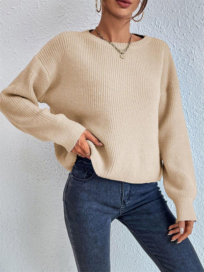 Women Ribbed Pullover