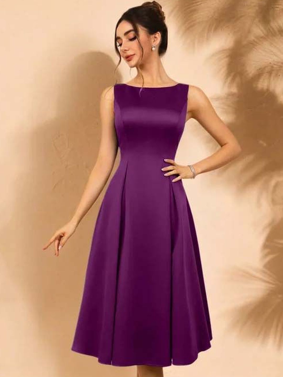 Fit & Flare Midi Dress