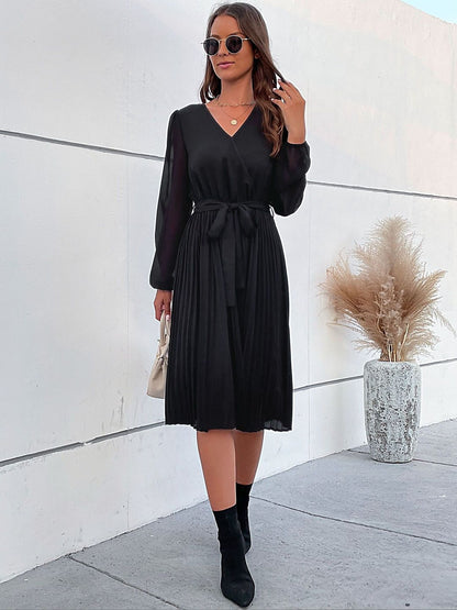 Women's Black Midi Dress Blend