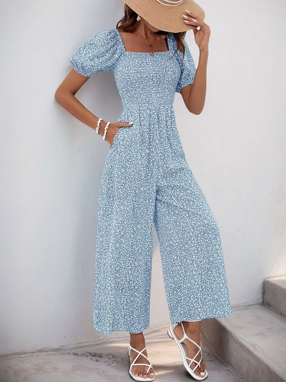 Printed Basic Jumpsuit