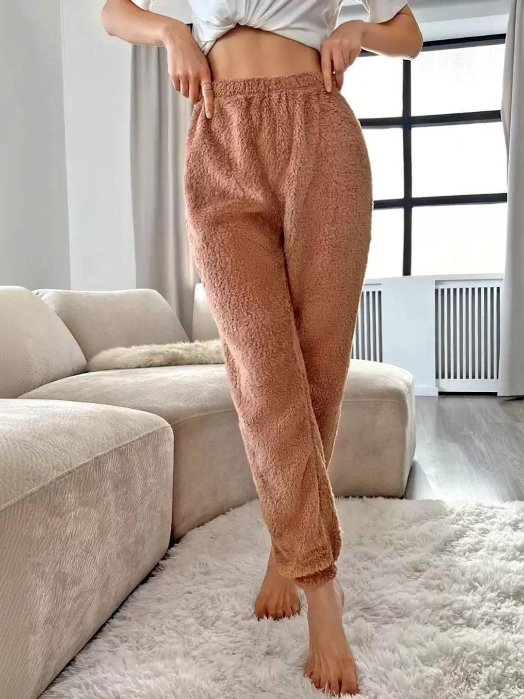 Women High-Rise Easy Wash Trousers