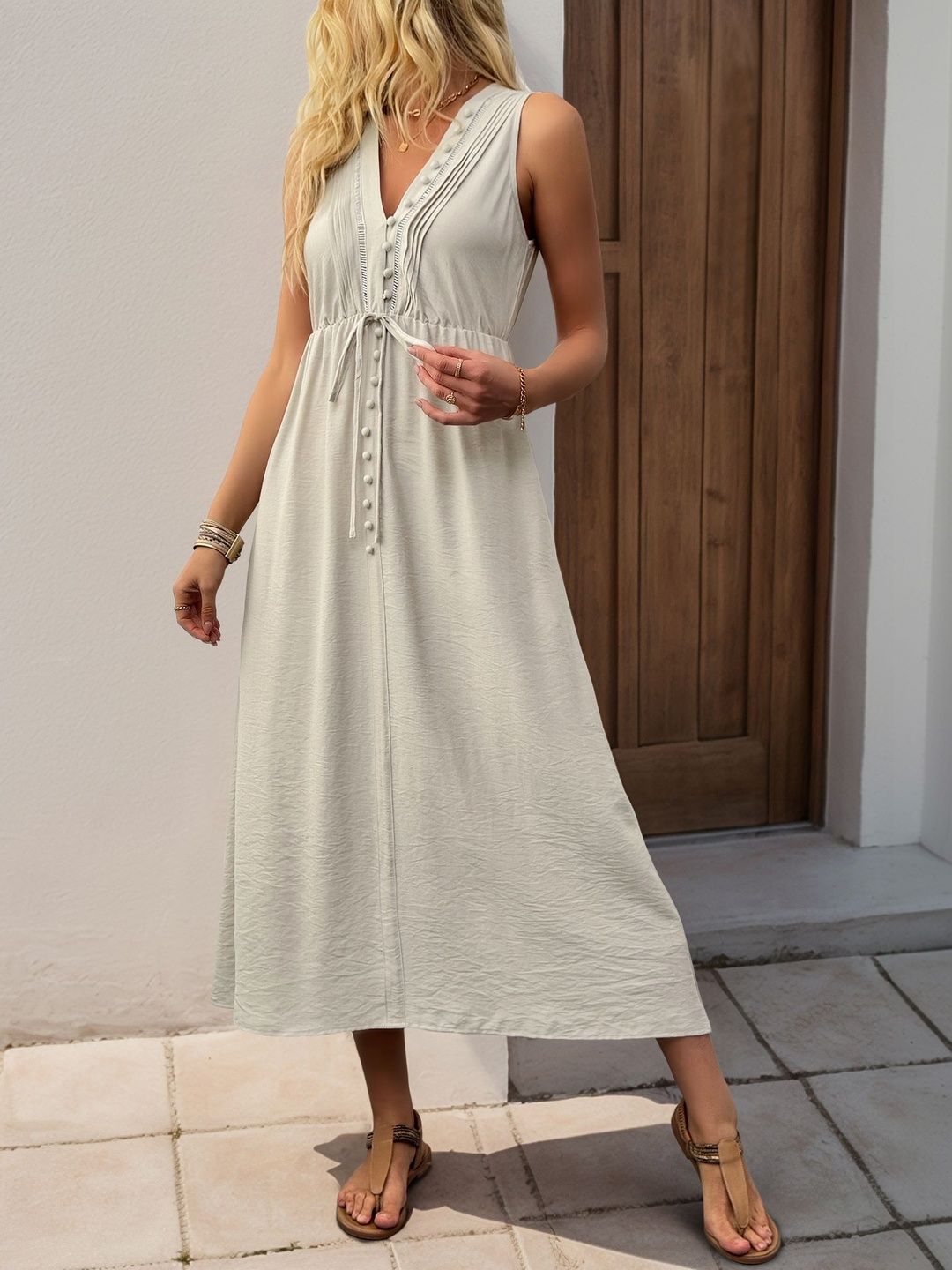 A-Line Midi Dress