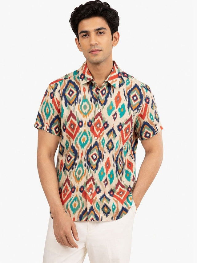 Men Comfort Printed Casual Shirt