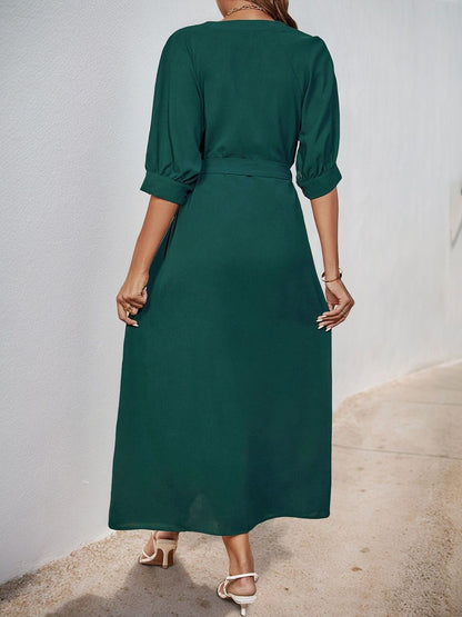 A-Line Midi Dress