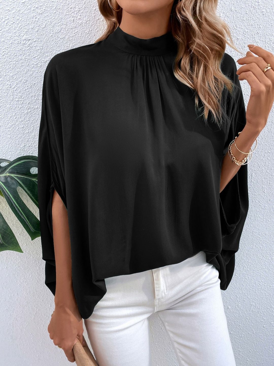 Batwing Sleeve Top