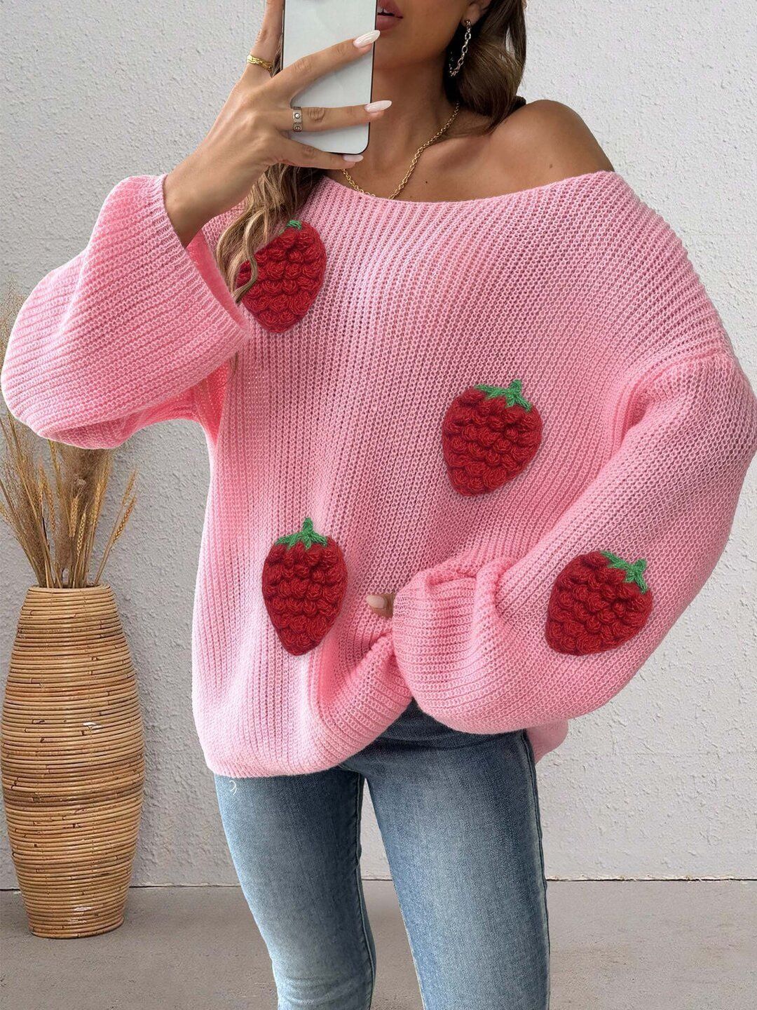 Women Pullover with Embellished Detail