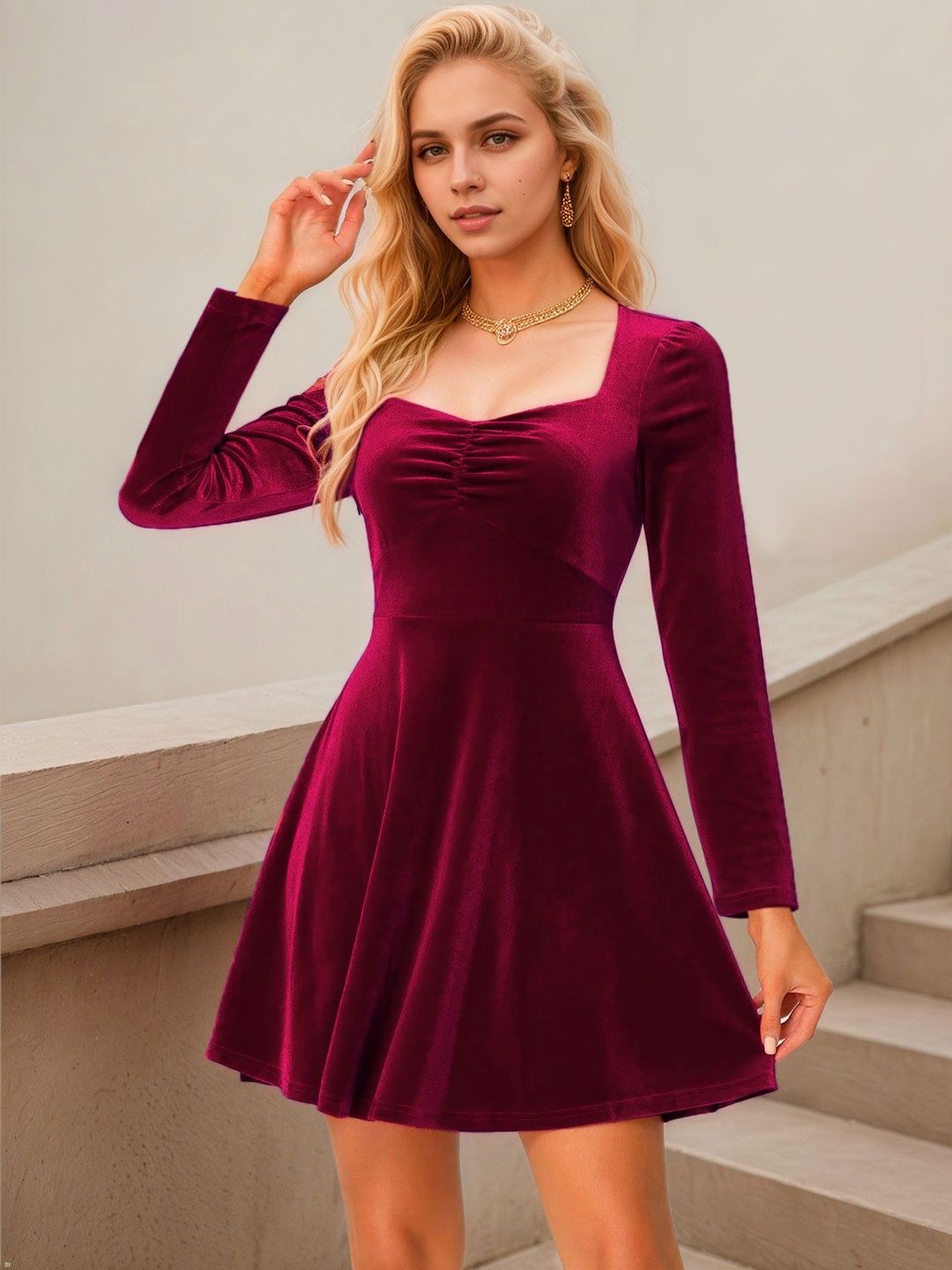 NOWI Fit & Flare Dress