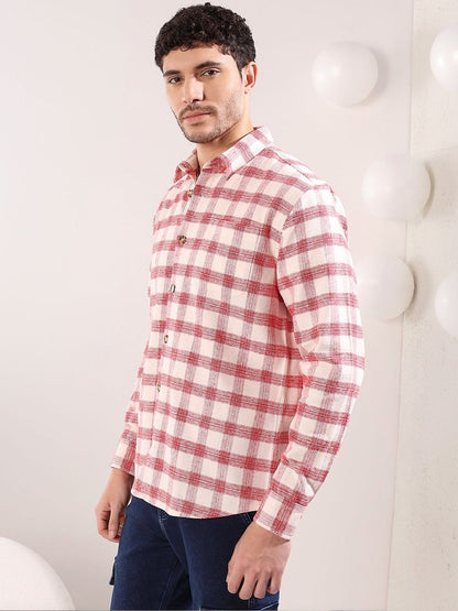 Men Checked Casual Shirt