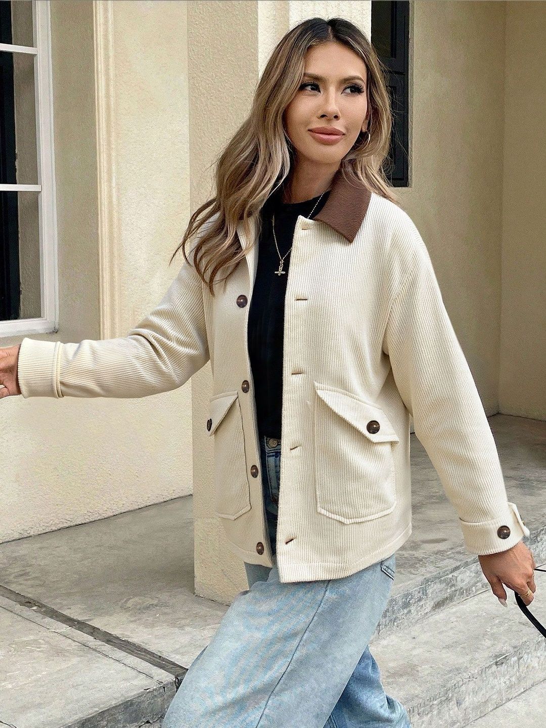 Lightweight Woven Jacket - Nowi Korean Fashion