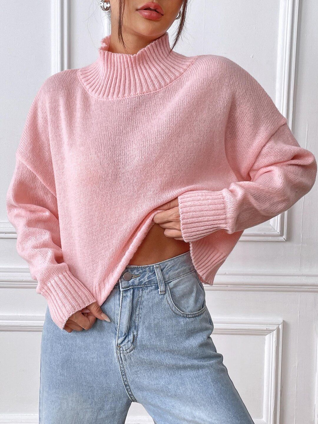 Women Crop Pullover