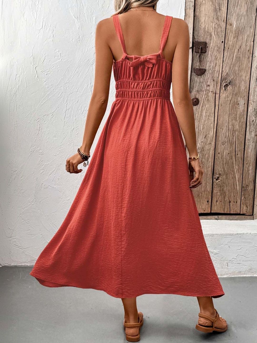 Fit & Flare Midi Dress