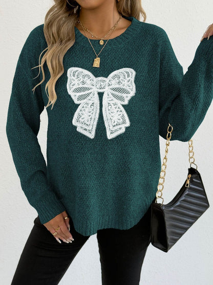 Women Embroidered Pullover with Embroidered Detail