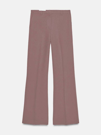 Easy Wash Trousers in Pink polyester - Nowi Korean Fashion