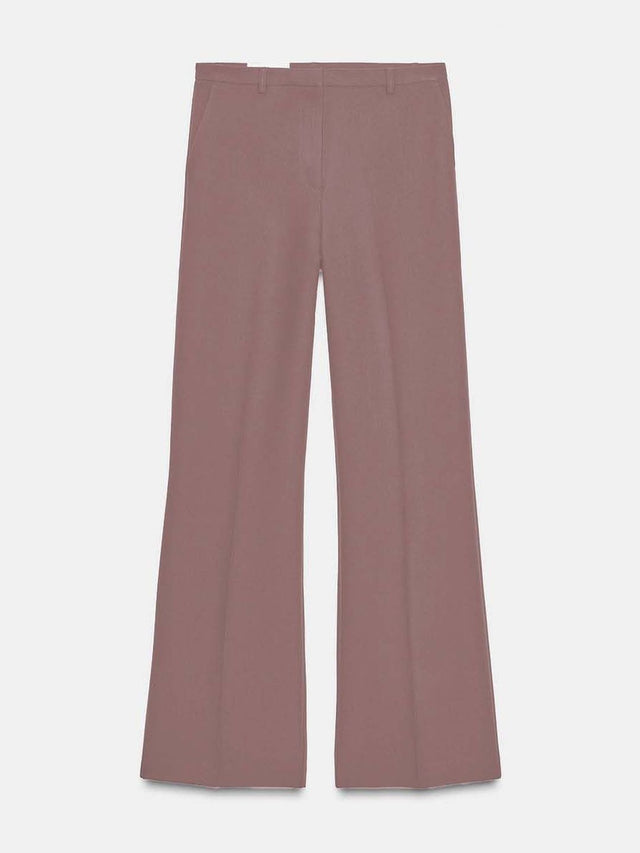 Easy Wash Trousers in Pink polyester - Nowi Korean Fashion