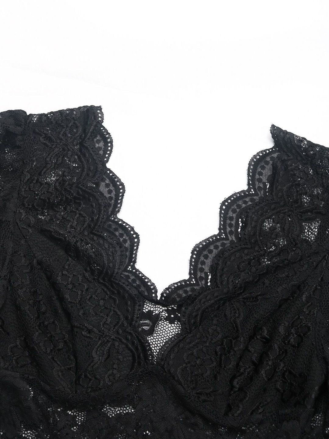 Self Design V-Neck Bodysuit