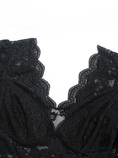 Self Design V-Neck Bodysuit