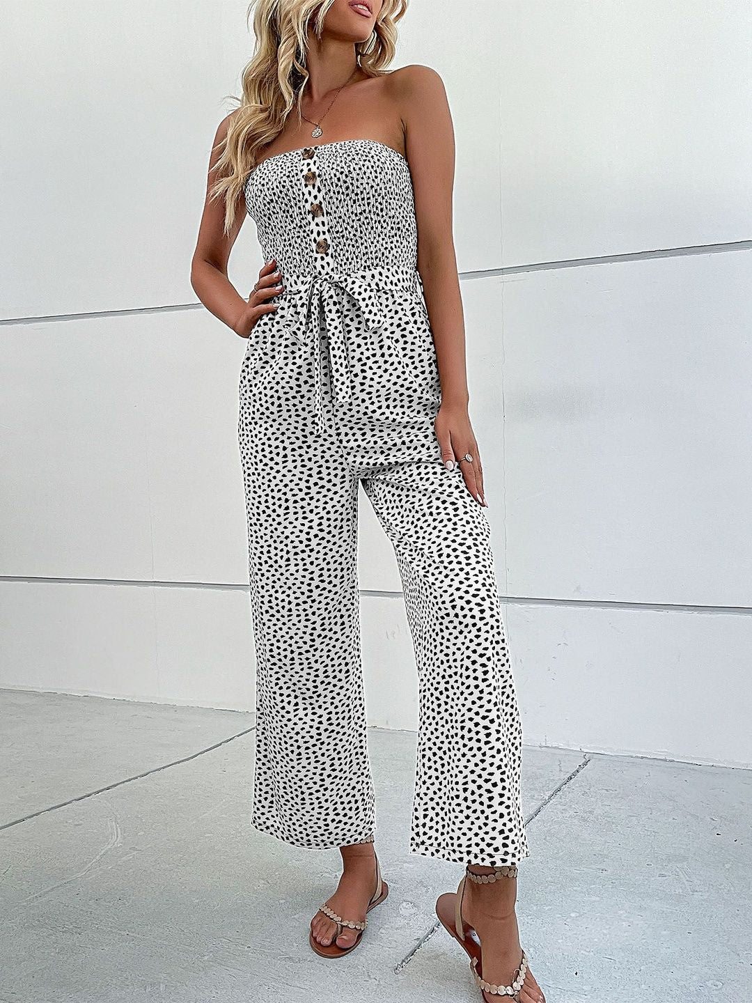 Printed Basic Jumpsuit