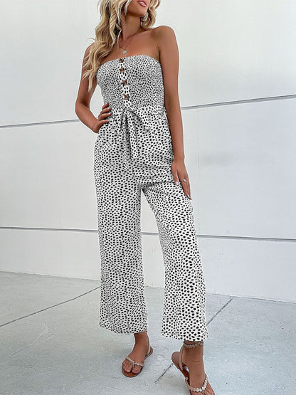 Printed Basic Jumpsuit