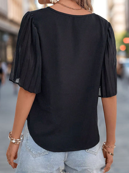 Flutter Sleeve Top
