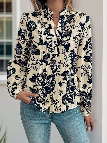 Women Floral Printed Casual Shirt